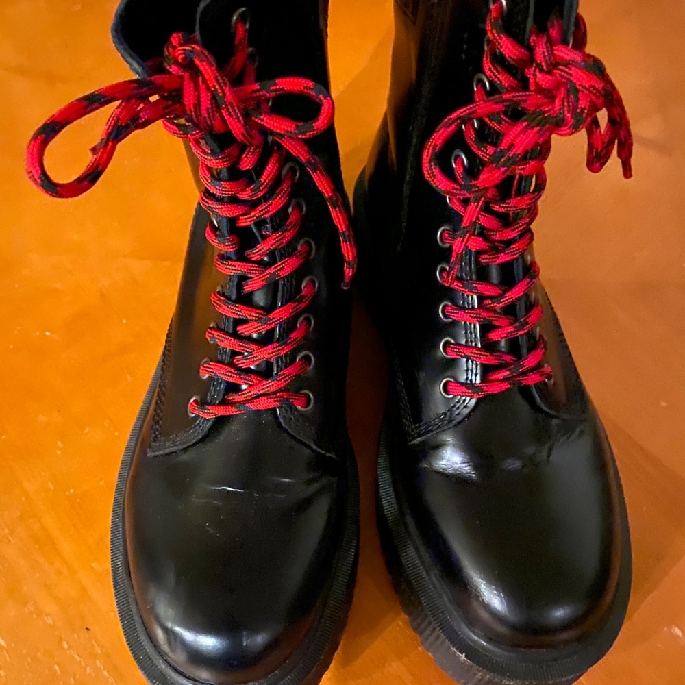 Jeffrey Campbell Leather Platform Boot SZ 9.5
